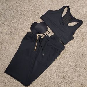 Zyia Active Everywhere Zipper Jogger & Bomber Bra